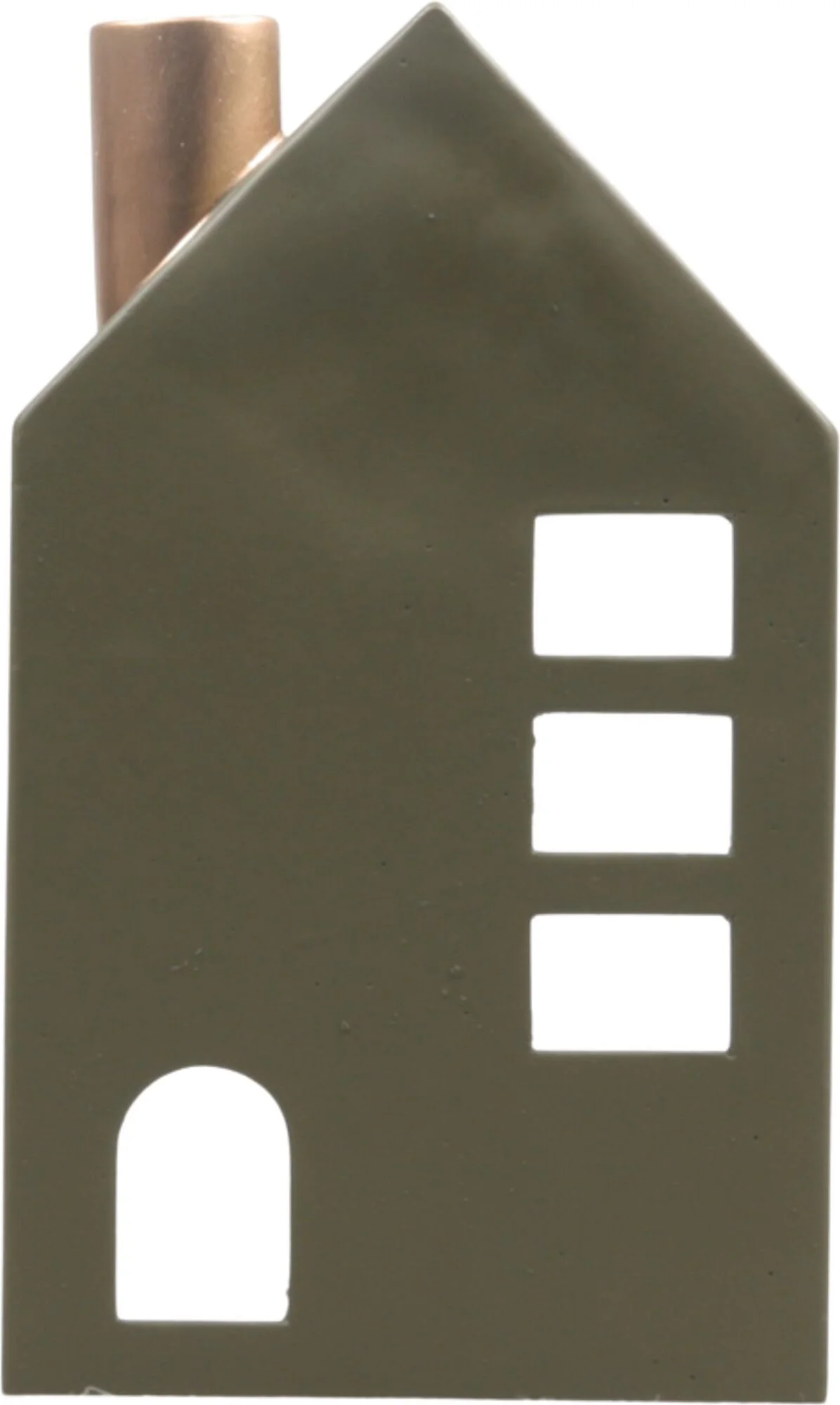 SID Collection waxinelichthouder Moos groen 16,3 x 10 x 28 cm