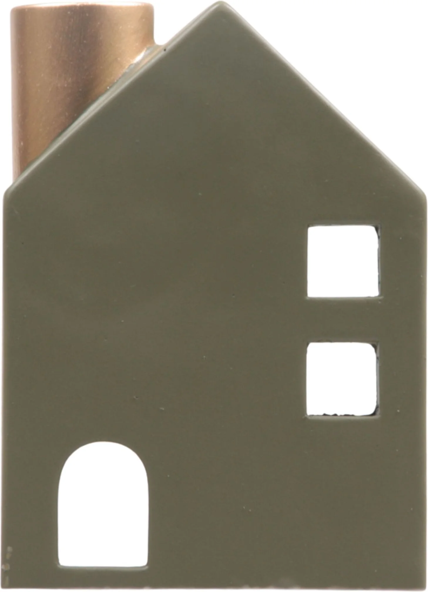 SID Collection waxinelichthouder Moos groen 11 x 8 x 16 cm