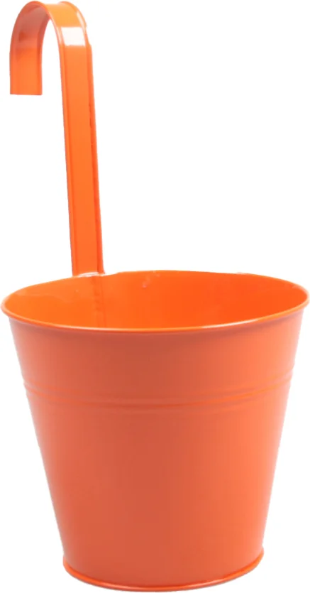 Zinc Collection hangpot Zyra oranje 16,5 x 16,5 x 30 cm