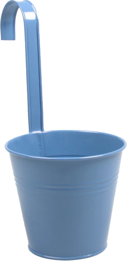 Zinc Collection hangpot Zyra blauw 16,5 x 16,5 x 30 cm