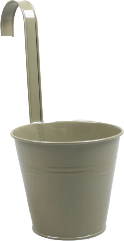 Zinc Collection hangpot Zyra groen 16,5 x 16,5 x 30 cm