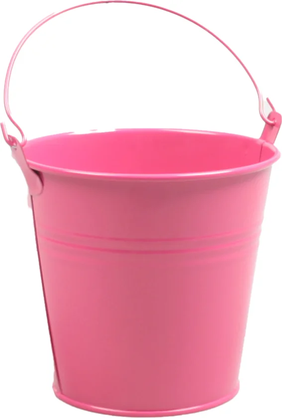 Zinc Collection plantenemmer Sena roze 14 x 12 x 15 cm