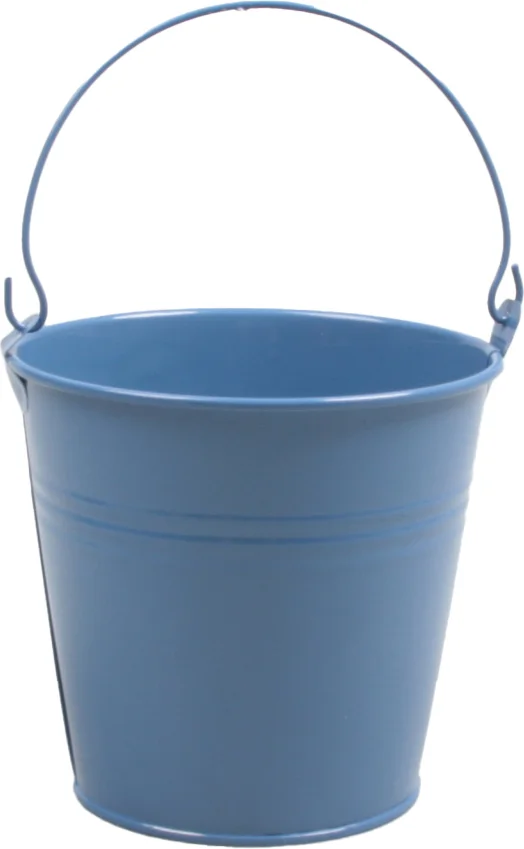 Zinc Collection plantenemmer Sena blauw 19 x 16 x 20 cm