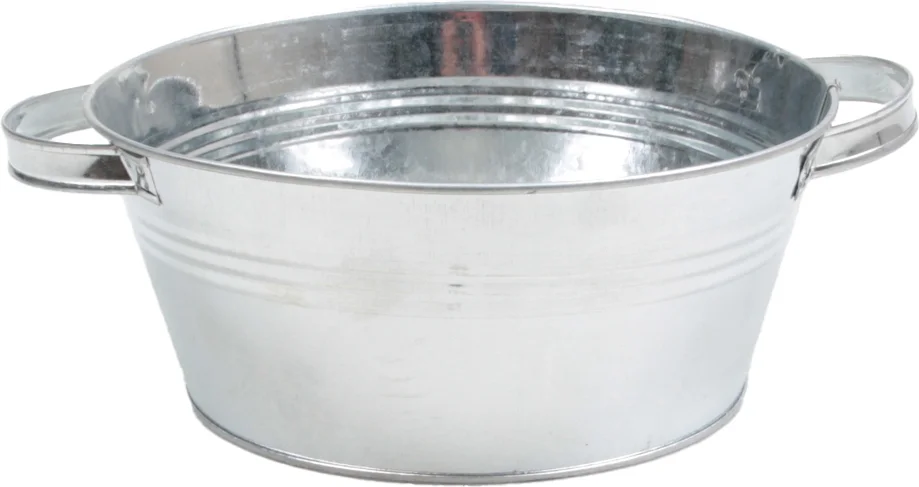 Zinc Collection plantenteil Yuna zink 24,5 x 10 x 30,5 cm