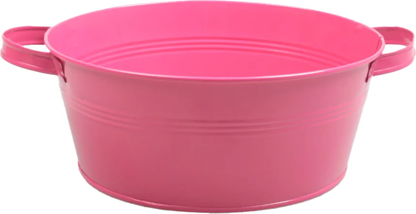 Zinc Collection plantenteil Yuna roze 24,5 x 10 x 30,5 cm