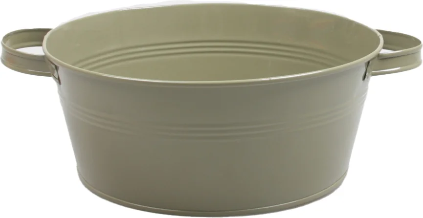 Zinc Collection plantenteil Yuna groen 24,5 x 10 x 30,5 cm