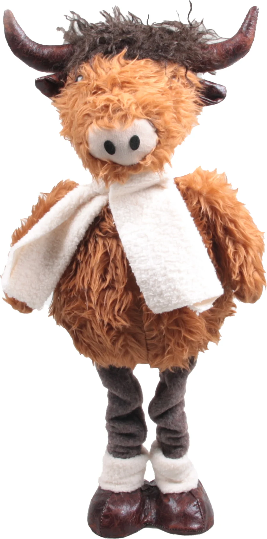 SID kerstfiguur Hooglander staand bruin 13 x 22 x 46 cm