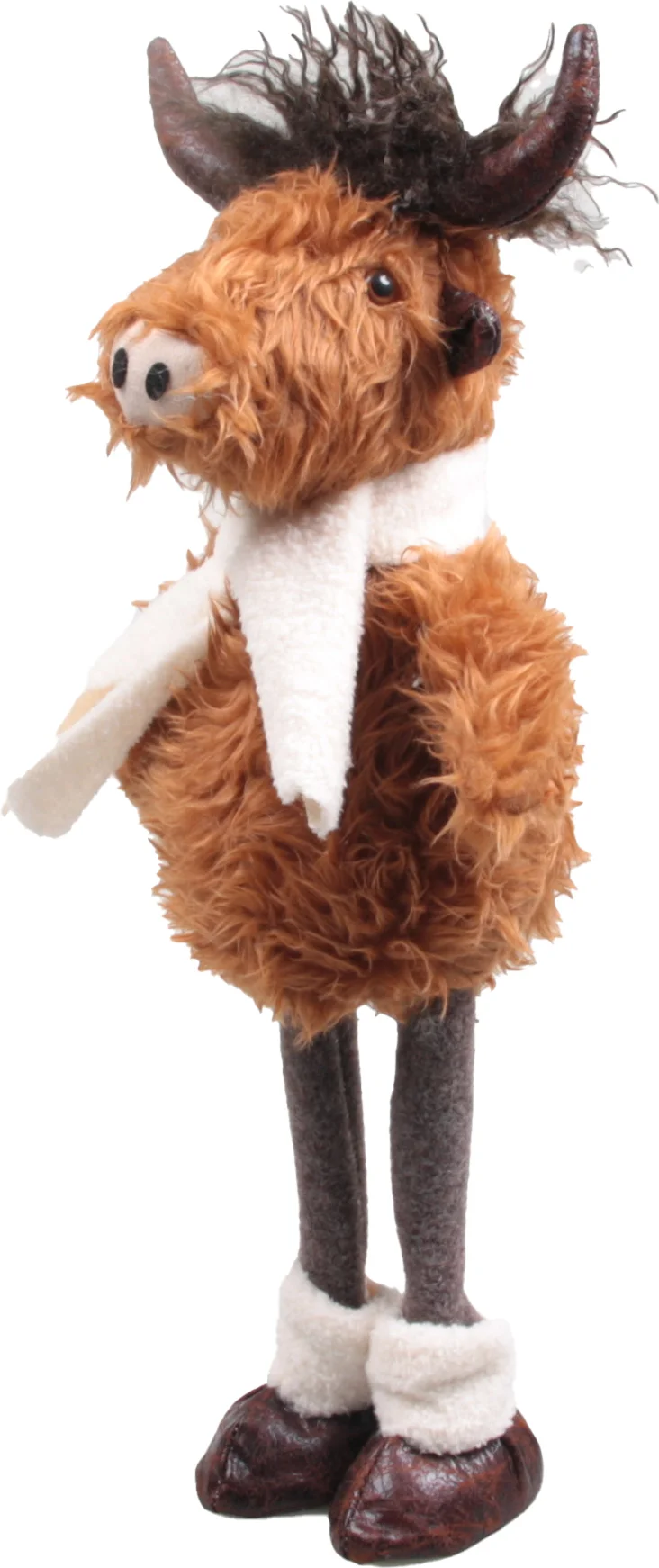 SID kerstfiguur Hooglander staand bruin 18 x 25 x 67 cm