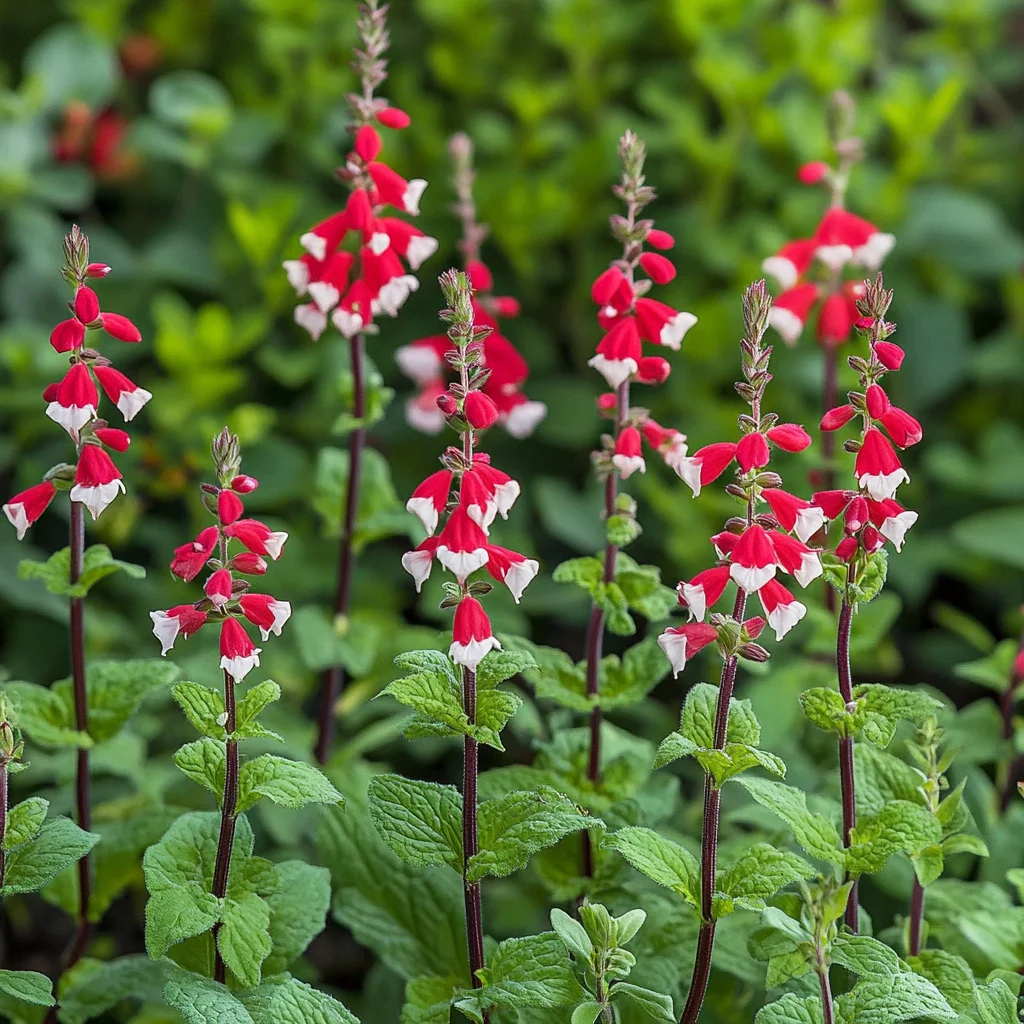 Siersalie (Salvia microphylla 'Hot Lips') D 9 H 10 cm