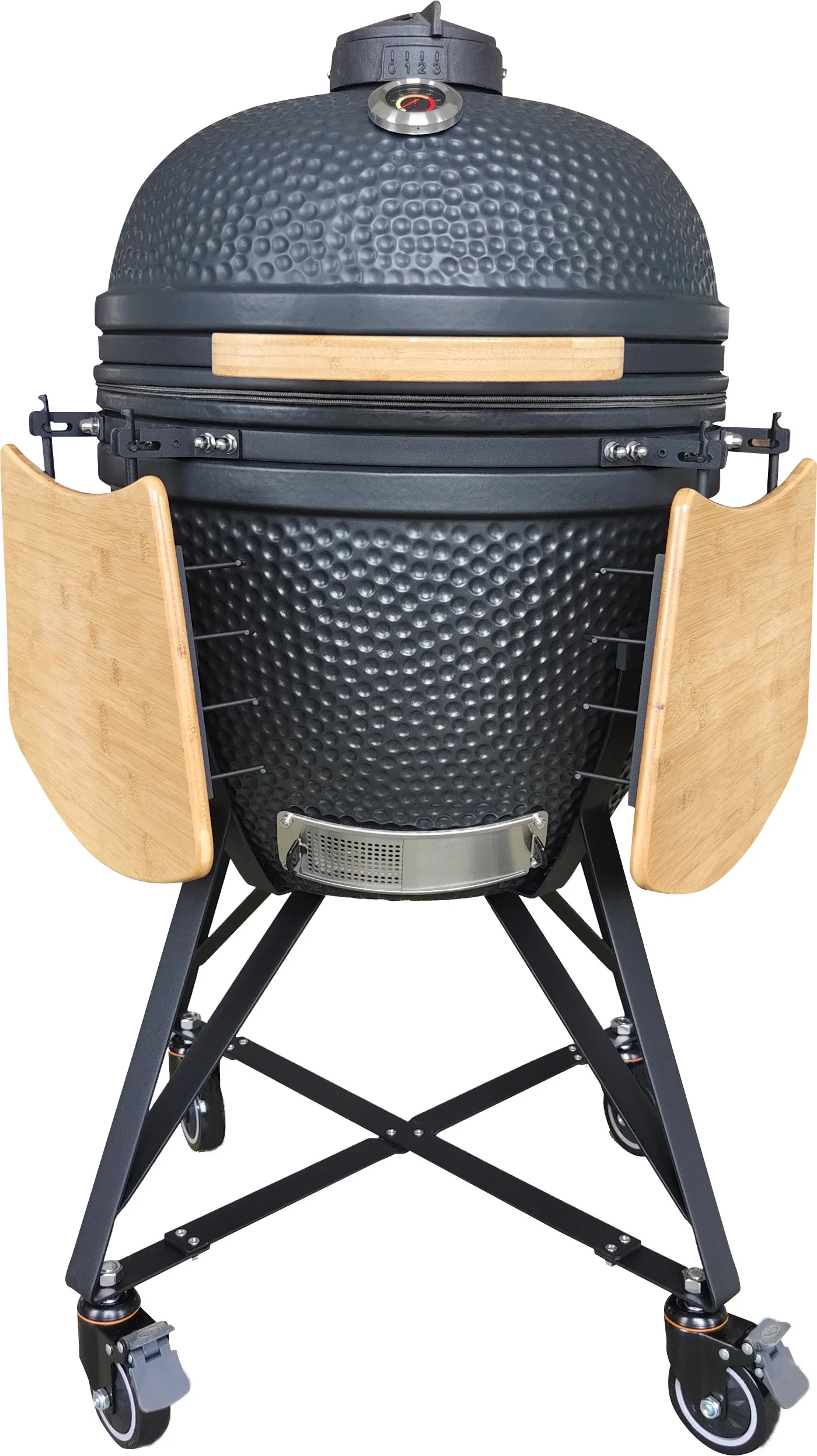 Urban Chef kamado barbecue Large Deluxe zwart 128 x 80 x 120 cm