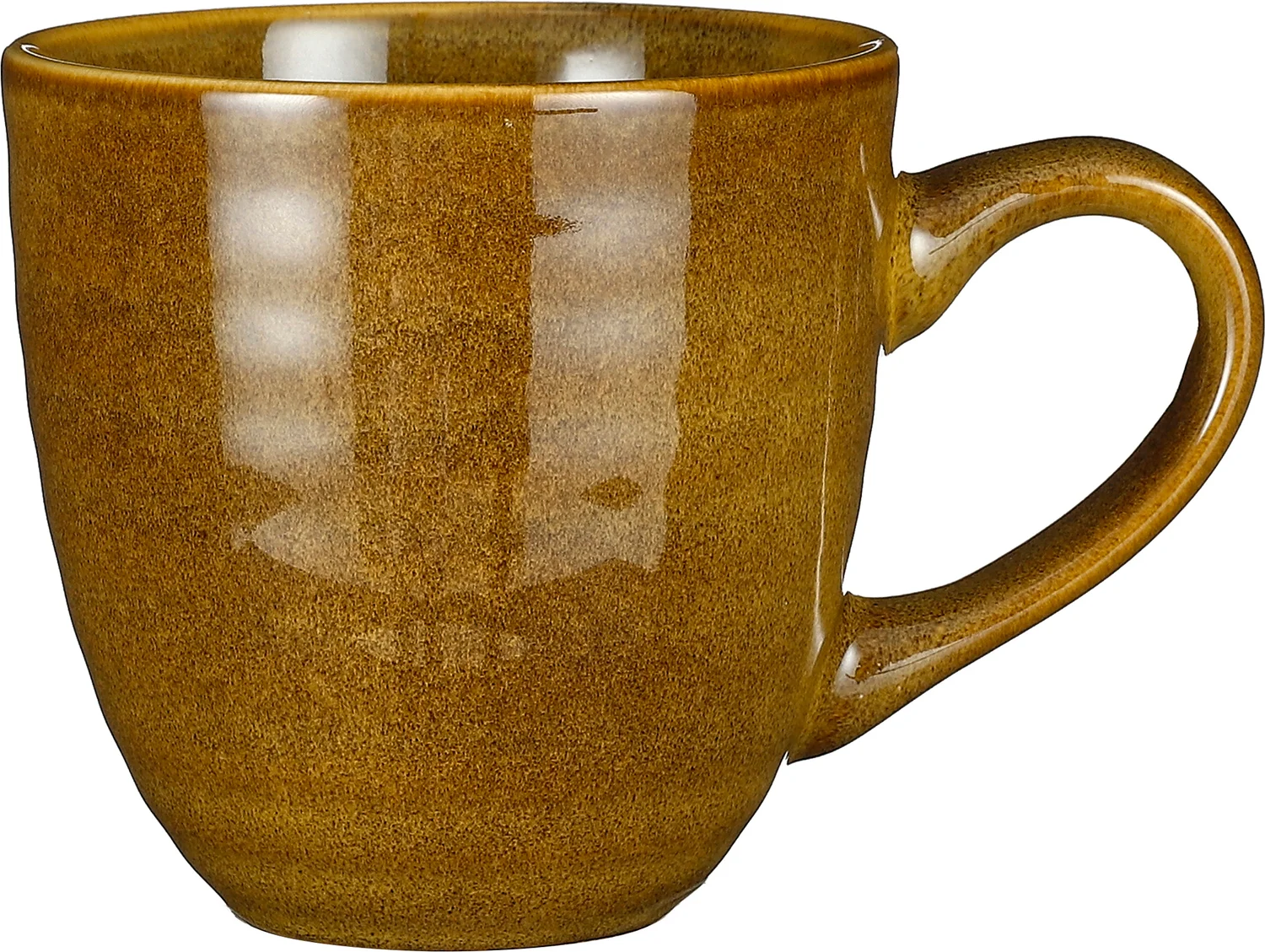 Mica Decorations mok Tabo geel D 9 H 9 cm