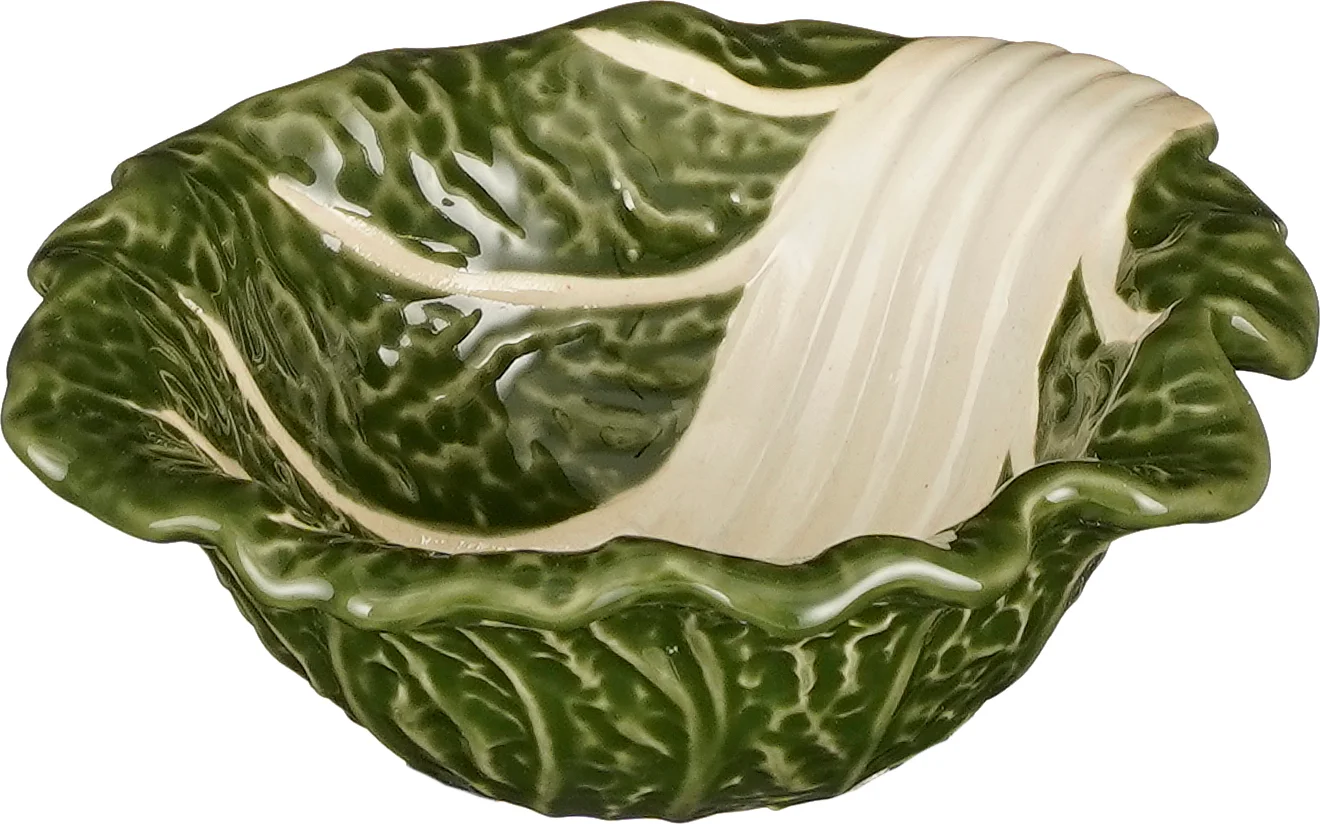 Mica Decorations schaal Lettuce groen 11,5 x 10,5 x 4 cm