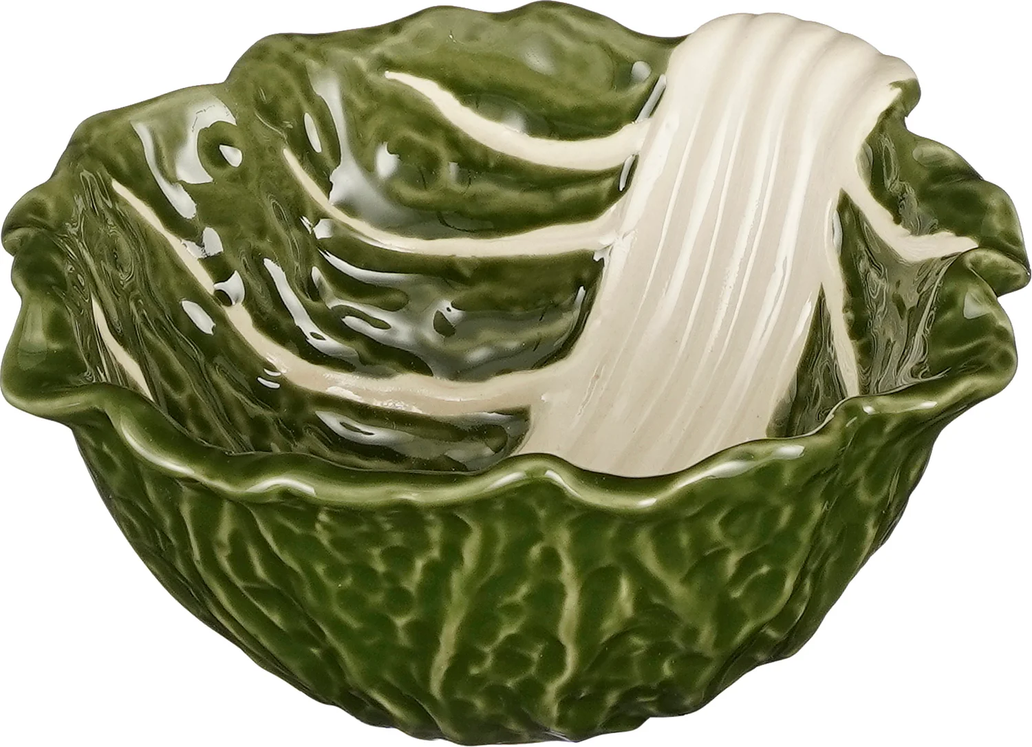 Mica Decorations schaal Lettuce groen 13,5 x 15 x 5,5 cm