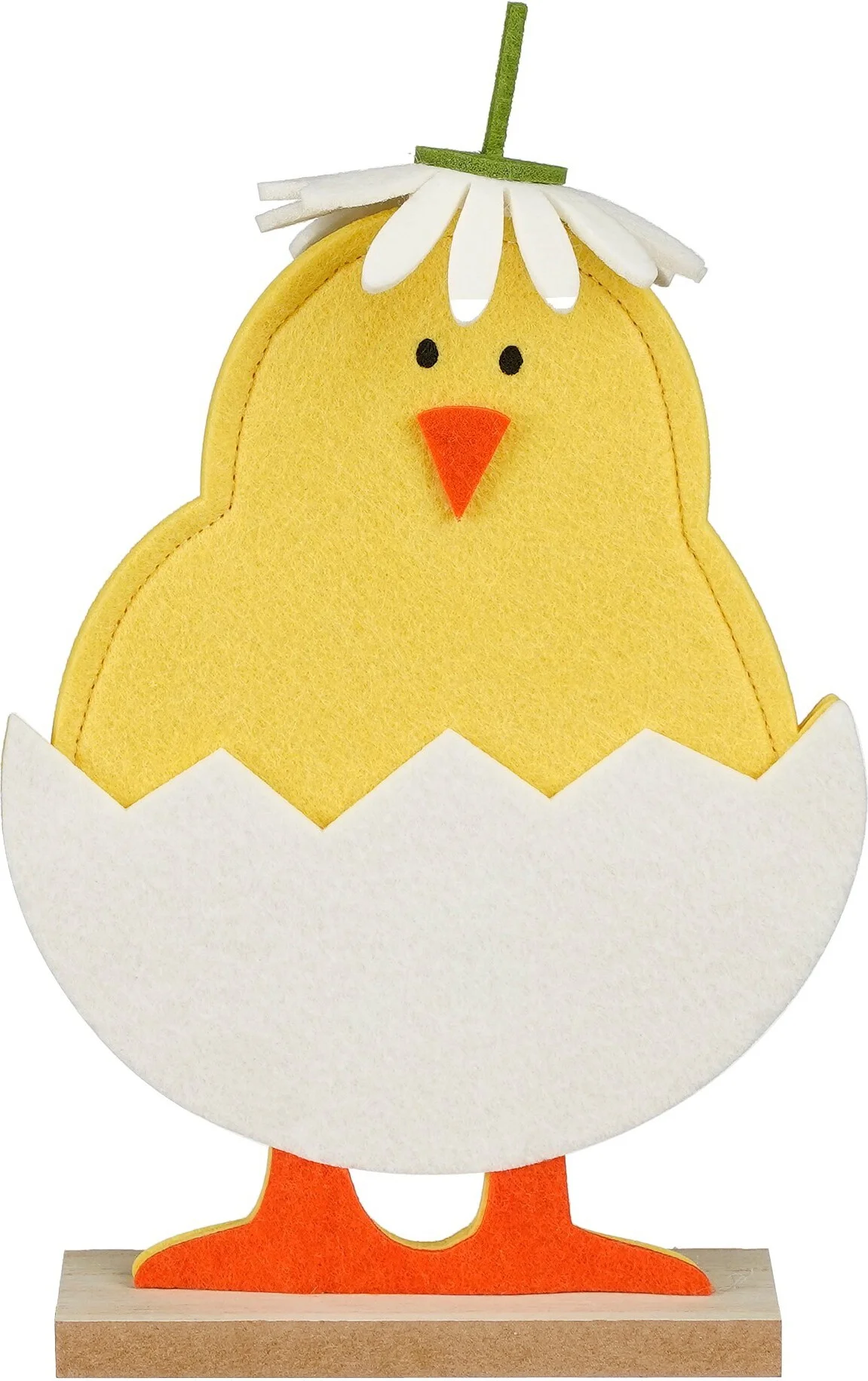 Mica Decorations paasdecoratie kip geel 18 x 5 x 28 cm