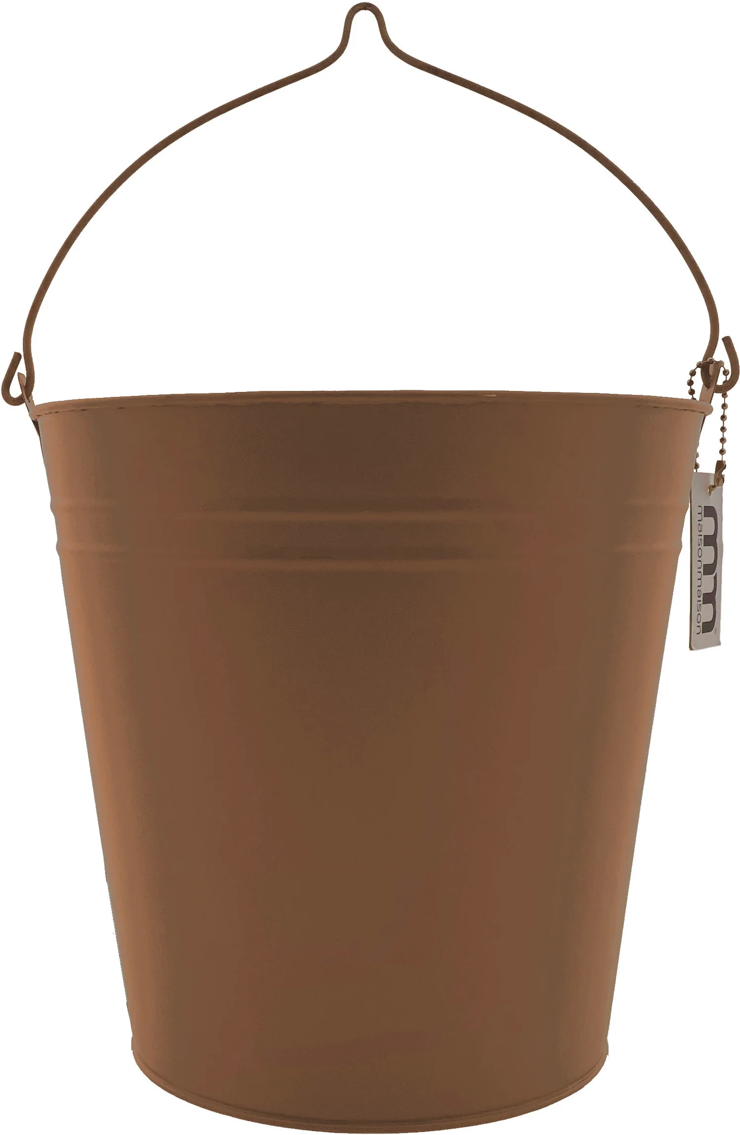 Maison Maison plantenemmer bruin D 23 H 22 cm