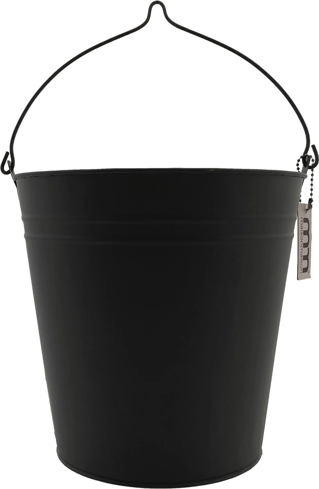 Maison Maison plantenemmer zwart D 17 H 18 cm