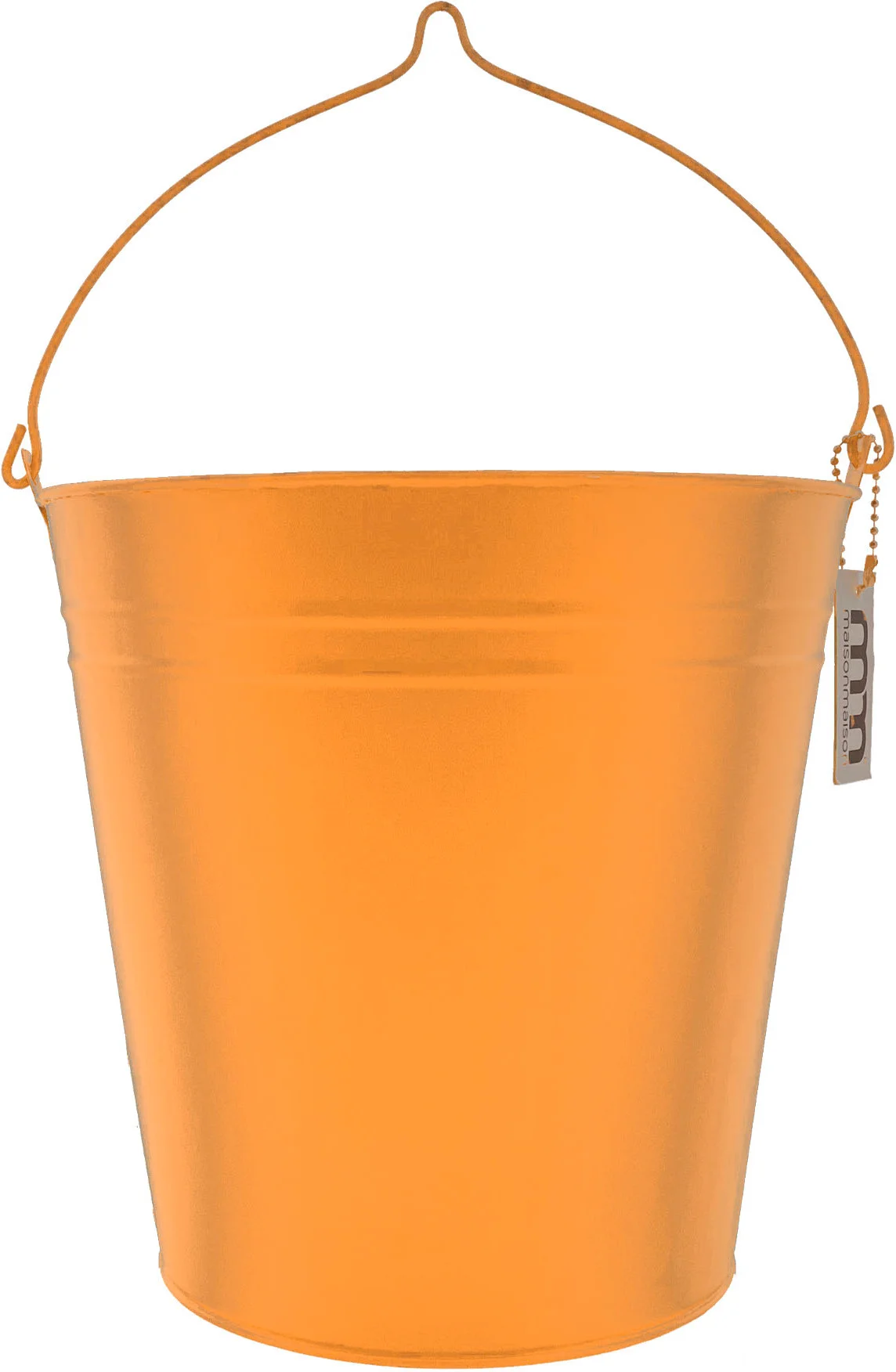 Maison Maison plantenemmer oranje D 17 H 18 cm
