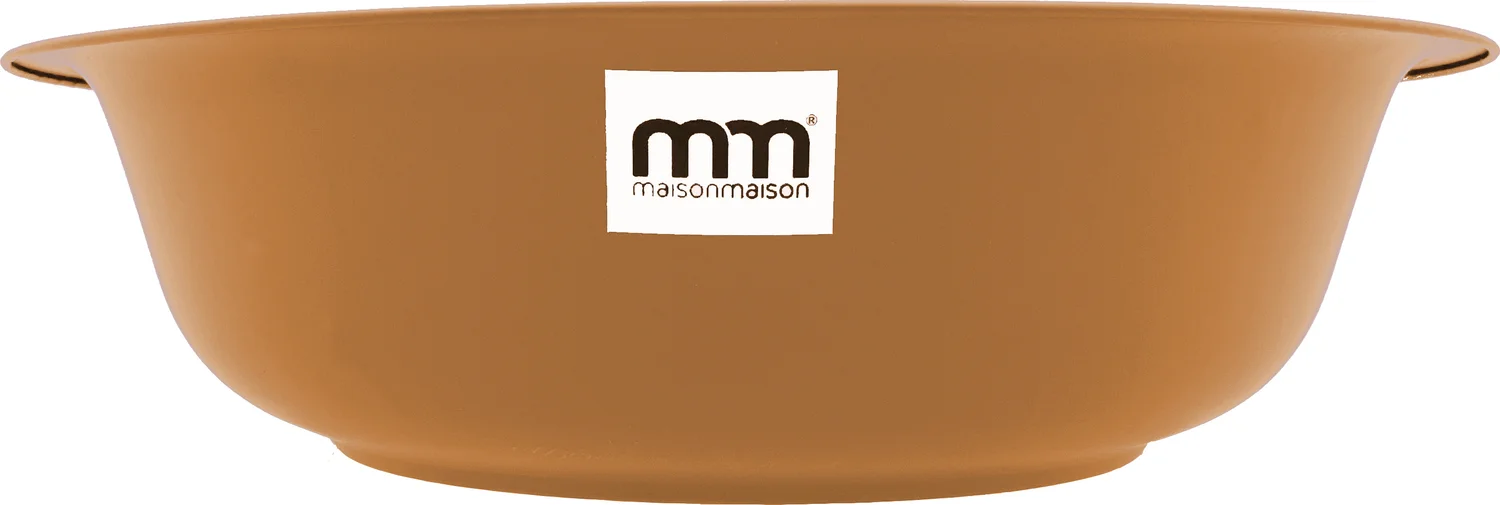 Maison Maison plantenschaal bruin D 35 H 10 cm