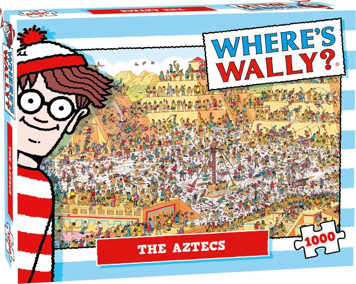 Plenty Gifts puzzel Where's Wally the aztecs 48 x 68 cm 1000 stukjes