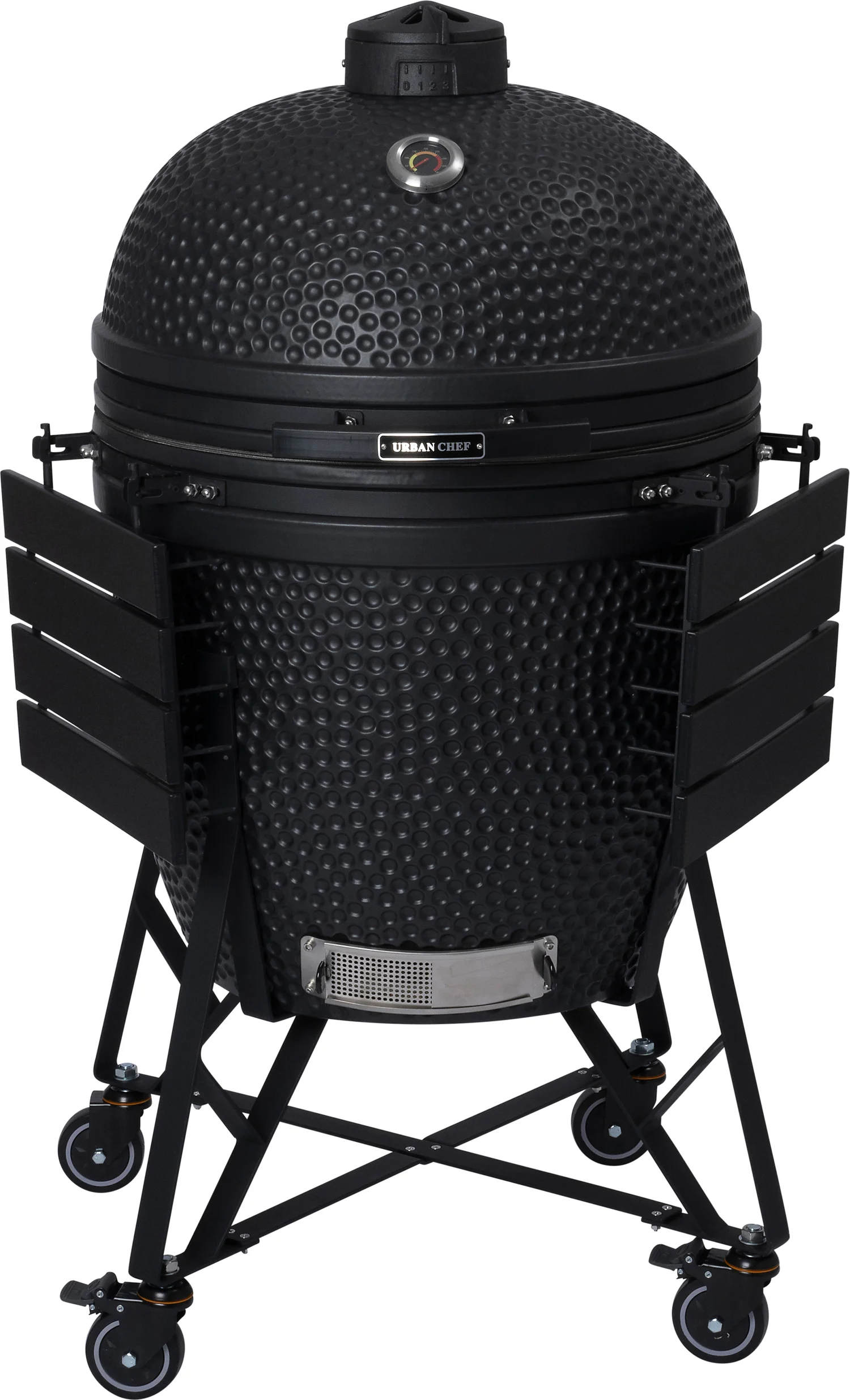 Urban Chef kamado barbecue Extra Large Deluxe zwart 145 x 90 x 138 cm