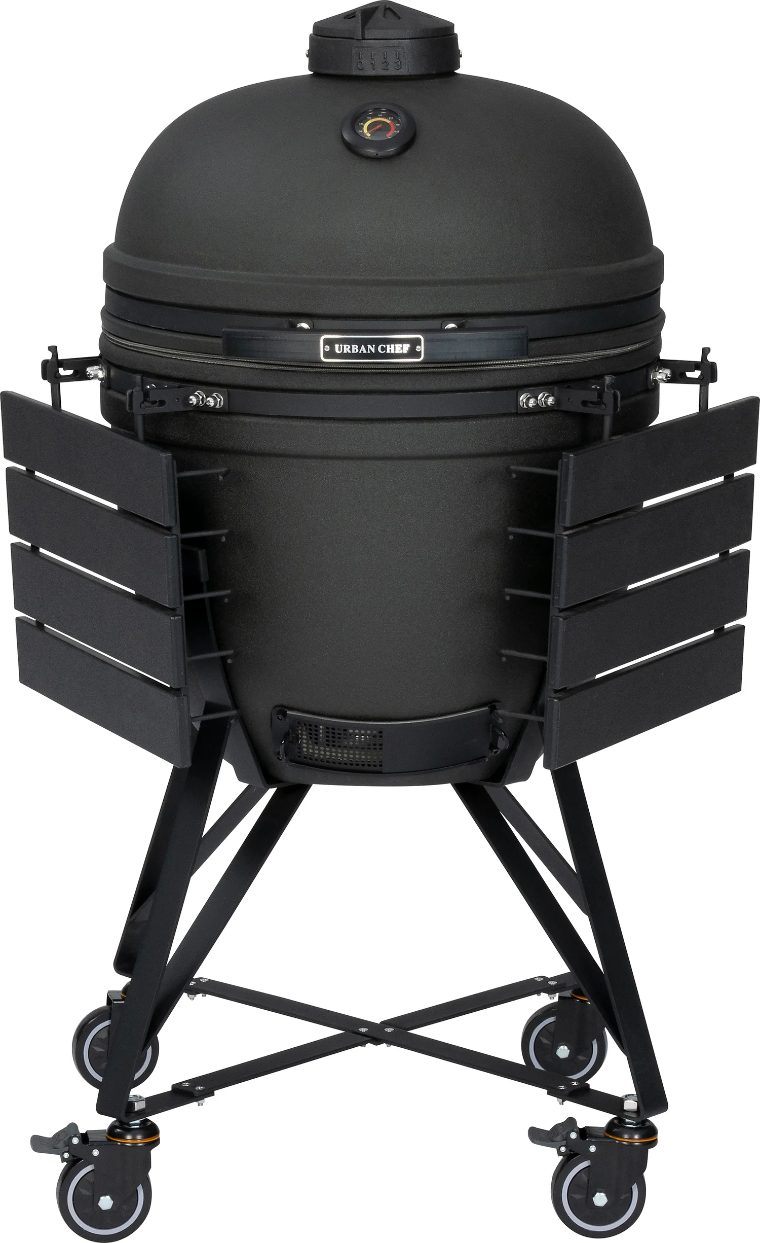 Urban Chef kamado barbecue Large Deluxe mat zwart 128 x 80 x 120 cm