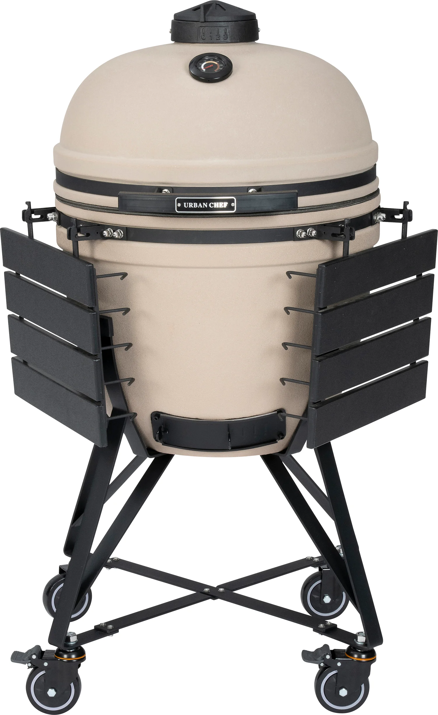 Urban Chef kamado barbecue Large Deluxe taupe 128 x 80 x 120 cm