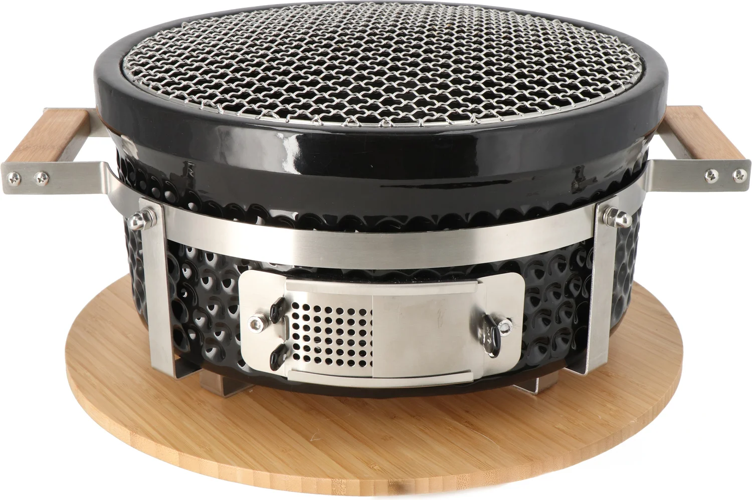 Urban Chef houtskool barbecue Shichirin zwart 44,5 x 34,5 x 18,3 cm