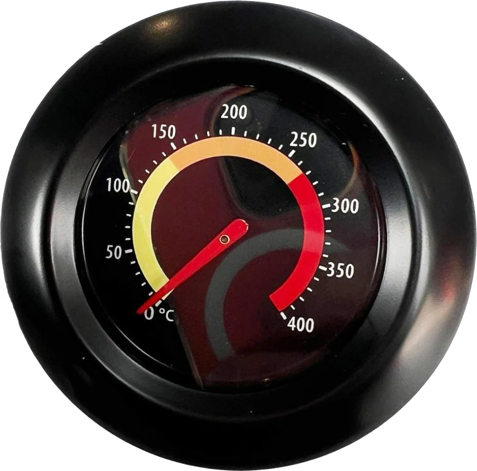 Urban Chef barbecue thermometer zwart D 7,5 H 7,5 cm
