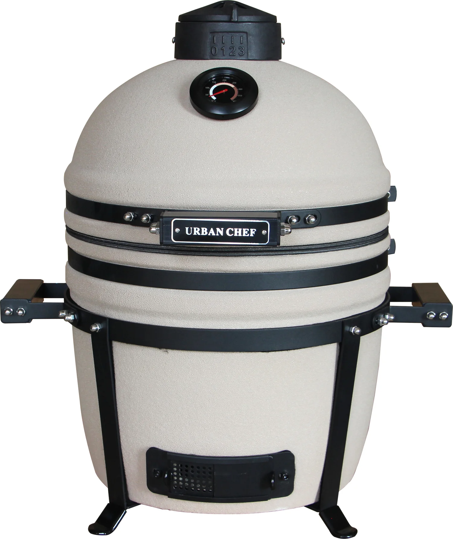 Urban Chef kamado barbecue Compact Deluxe taupe D 40 H 61 cm