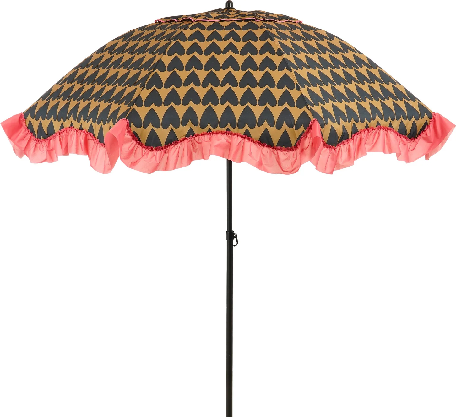 Mica Decorations parasol zwart 220 x 220 x 238 cm