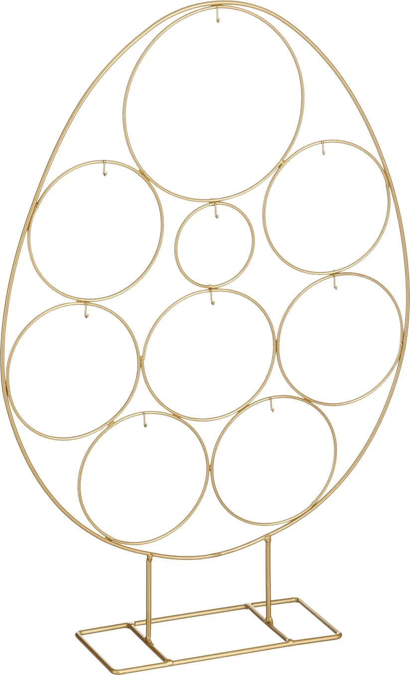 Mica Decorations paasdecoratie standaard goud 38 x 10 x 57,5 cm