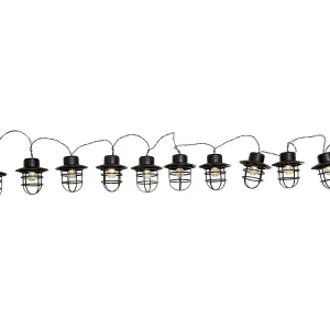 Industriële stijl garland 10 bollen 4M DETROIT Industriële stijl garland 10 bollen 4M DETROIT